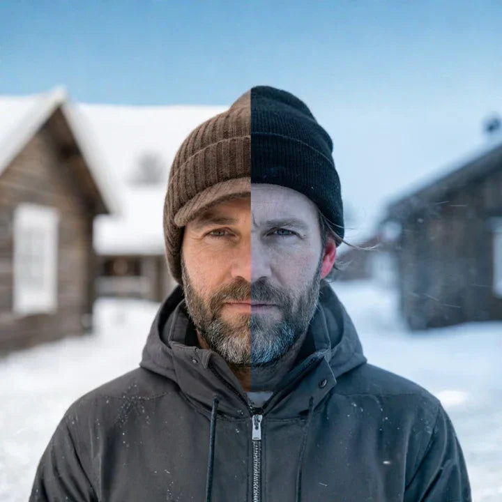 Fjordwarm – Skandinavisk Vinterhue Med Høreværn (unisex, én størrelse passer alle)