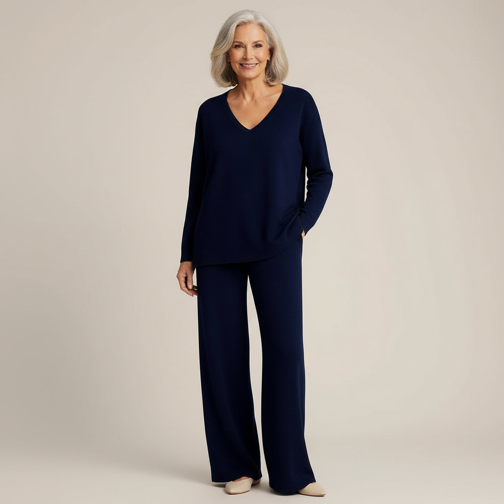 Johanna – To-delt sæt med V-hals