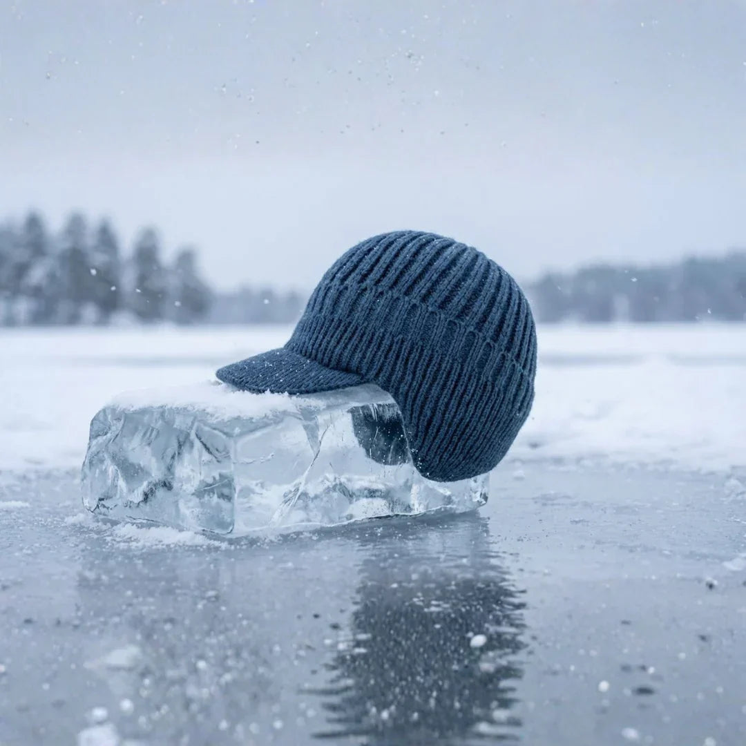 Fjordwarm – Skandinavisk Vinterhue Med Høreværn (unisex, én størrelse passer alle)