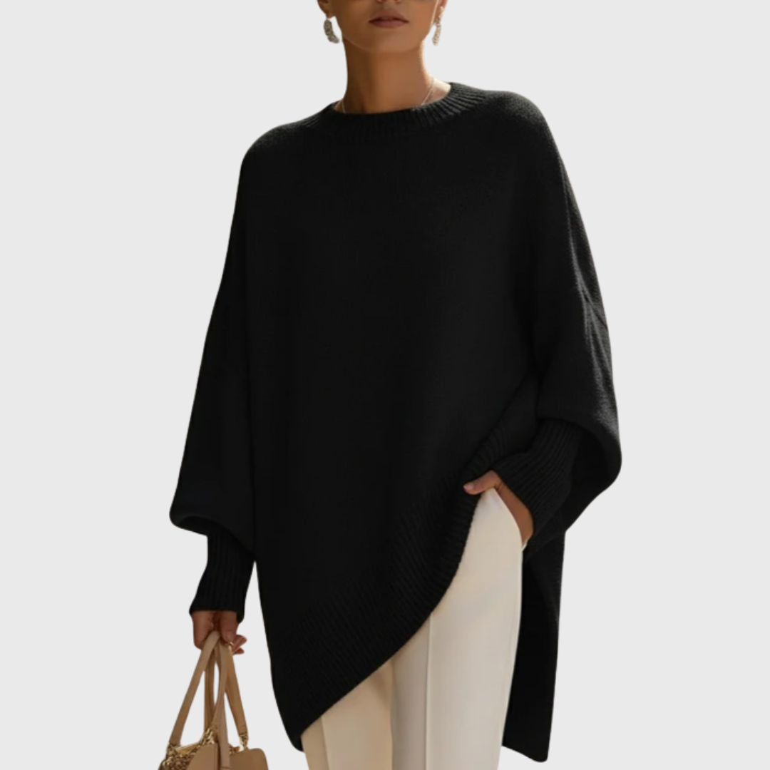 Livia | Oversize poncho-sweater