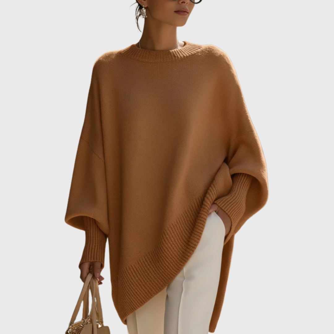Livia | Oversize poncho-sweater
