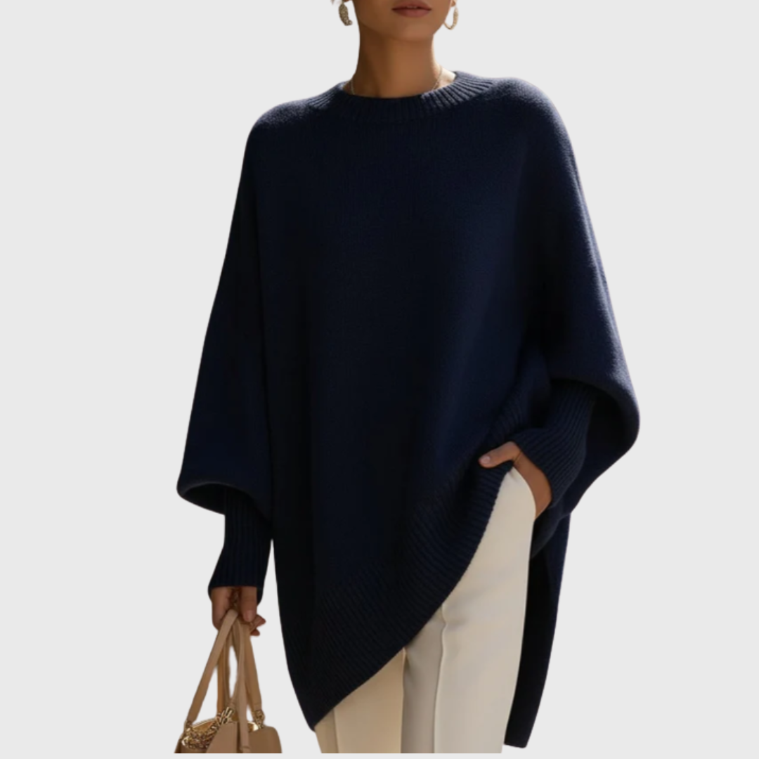 Livia | Oversize poncho-sweater