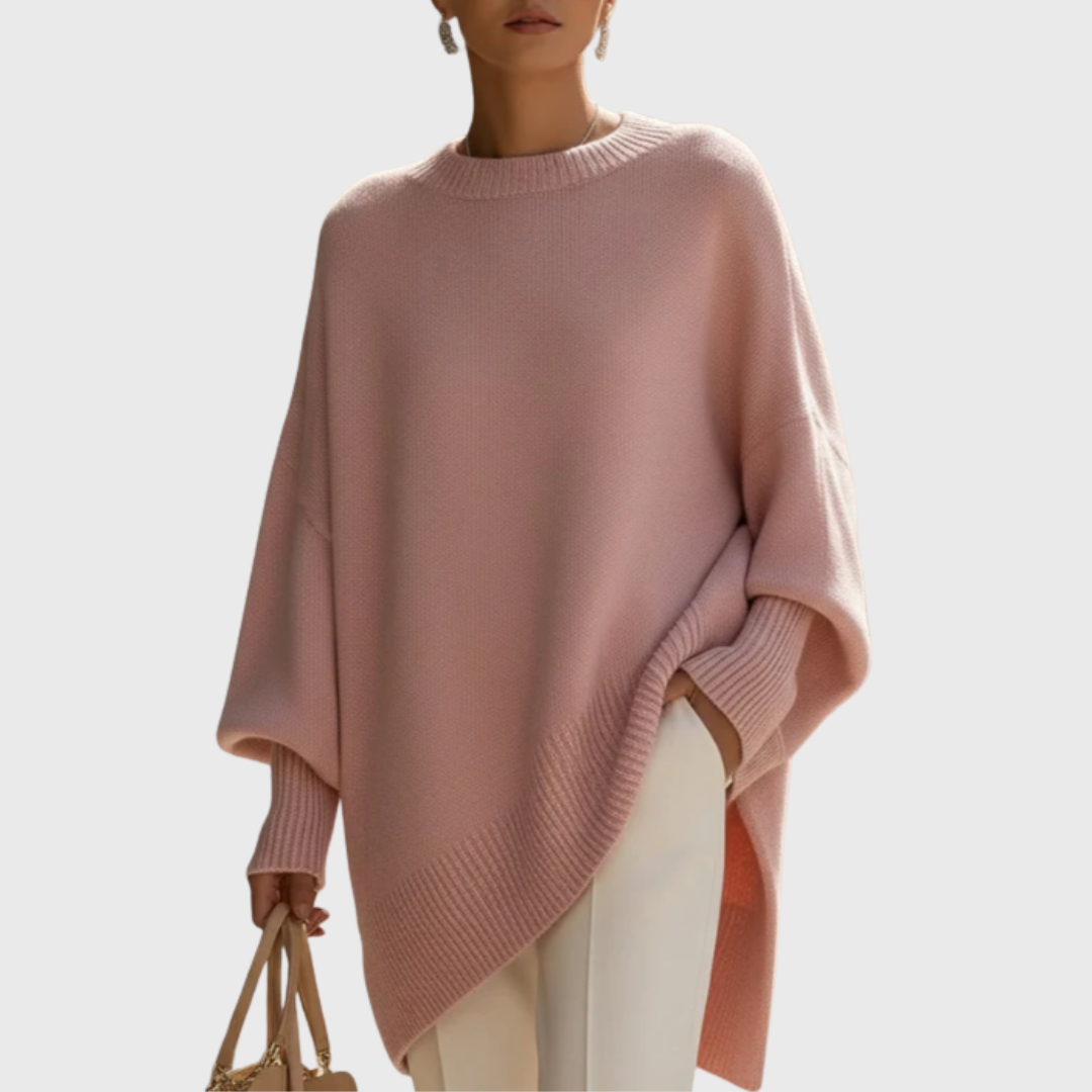 Livia | Oversize poncho-sweater